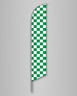 Checkered Green/White