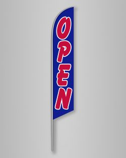 Open Blue (red w/ white outline)