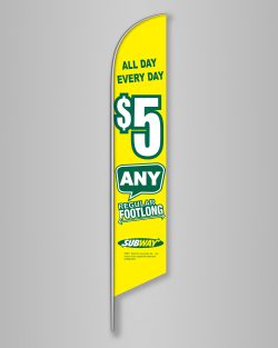 Subway  $5 Any Regular NEW