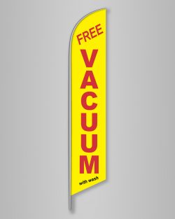 Free Vacuum with wash - yellow