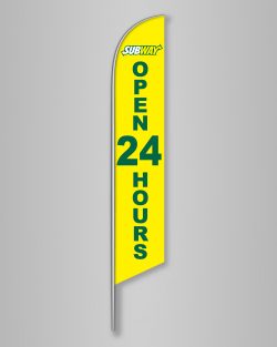 Subway open 24 hours YELLOW