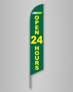 Subway open 24 hours GREEN